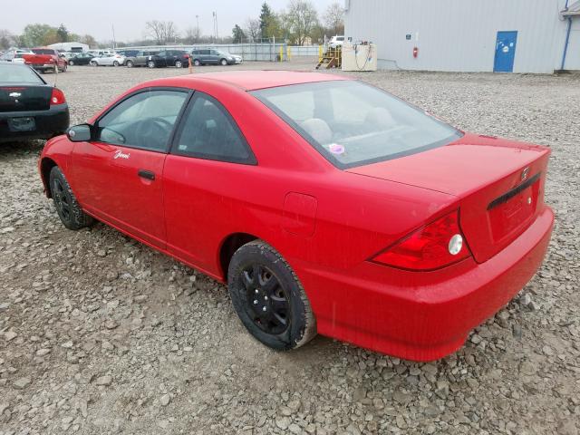 1HGEM21145L069522 - 2005 HONDA CIVIC DX VP  photo 3