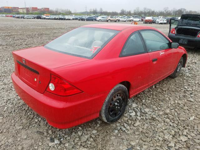 1HGEM21145L069522 - 2005 HONDA CIVIC DX VP  photo 4