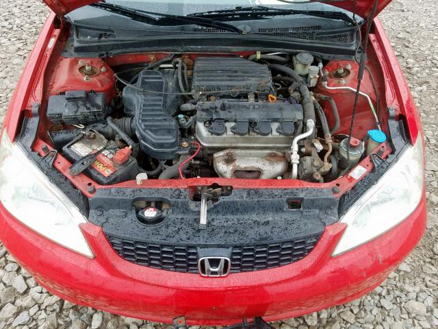 1HGEM21145L069522 - 2005 HONDA CIVIC DX VP  photo 7