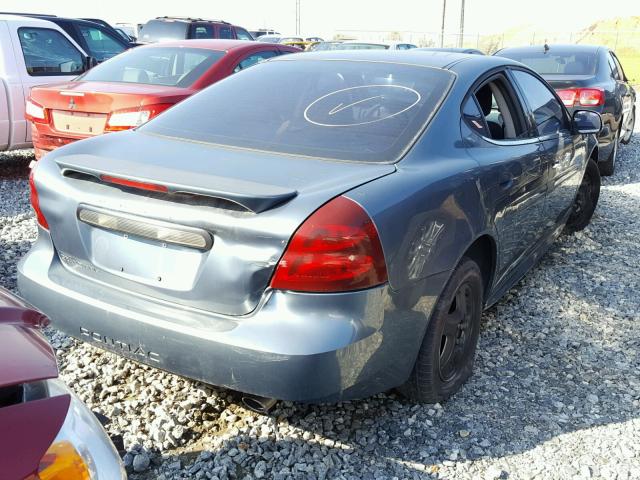 2G2WP552671134530 - 2007 PONTIAC GRAND PRIX TEAL photo 4