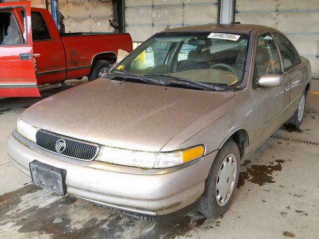 1MELM6532TK606186 - 1996 MERCURY MYSTIQUE G TAN photo 2