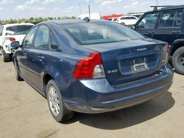 YV1MS382482374432 - 2008 VOLVO S40 2.4I BLUE photo 3