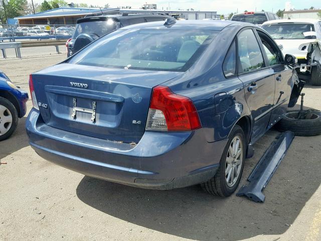 YV1MS382482374432 - 2008 VOLVO S40 2.4I BLUE photo 4