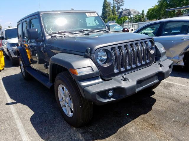 1C4HJXDG2KW509166 - 2019 JEEP WRANGLER UNLIMITED SPORT  photo 1