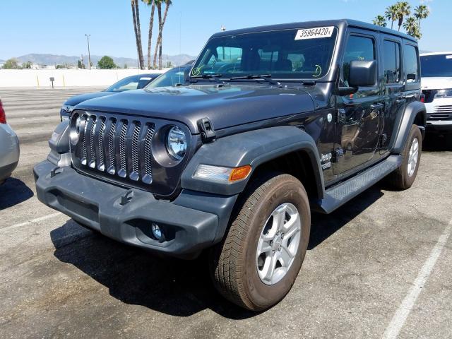 1C4HJXDG2KW509166 - 2019 JEEP WRANGLER UNLIMITED SPORT  photo 2