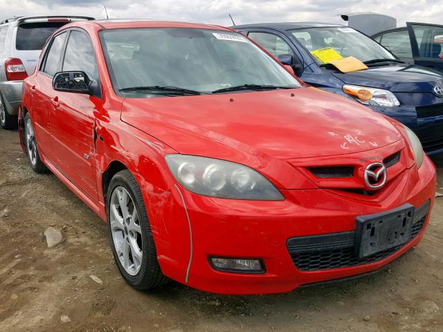 JM1BK344181856902 - 2008 MAZDA 3 HATCHBAC RED photo 1