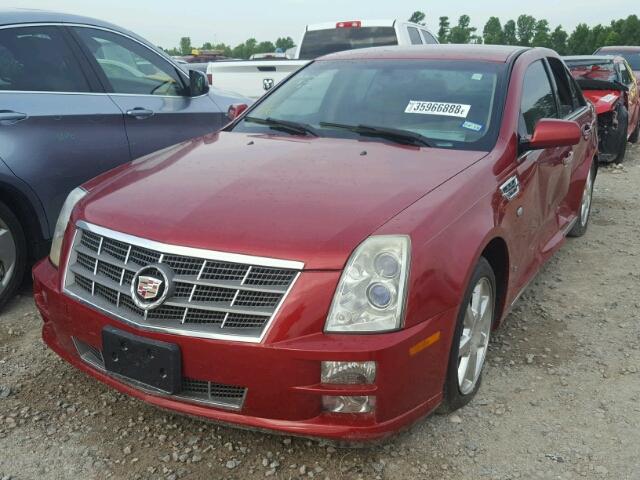 1G6DW67V480171529 - 2008 CADILLAC STS RED photo 2