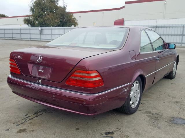 WDBGA70G5VA352167 - 1997 MERCEDES-BENZ S 500  photo 4