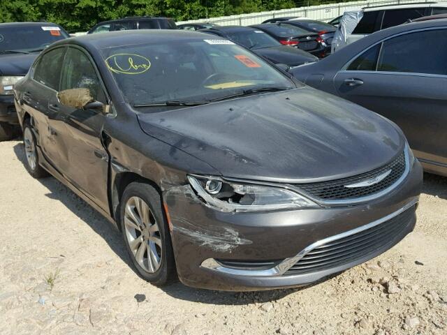 1C3CCCAB1GN164607 - 2016 CHRYSLER 200 LIMITE GRAY photo 1