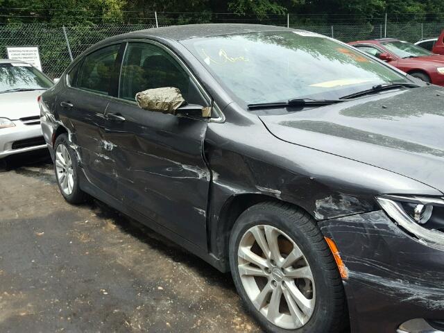 1C3CCCAB1GN164607 - 2016 CHRYSLER 200 LIMITE GRAY photo 9