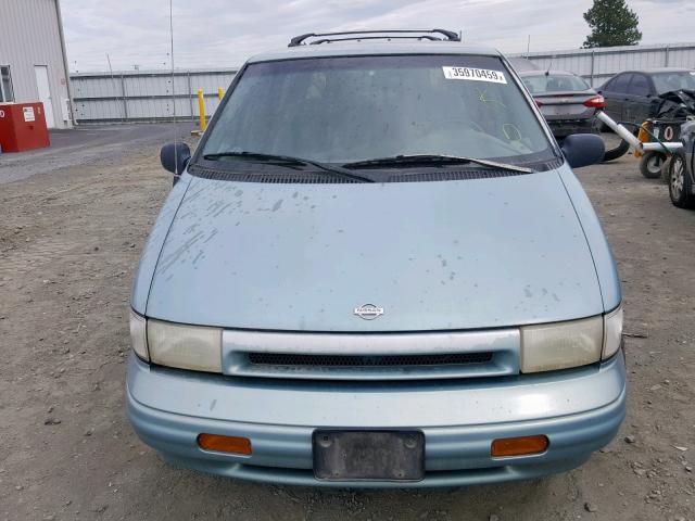 4N2DN11W2RD834432 - 1994 NISSAN QUEST XE BLUE photo 9