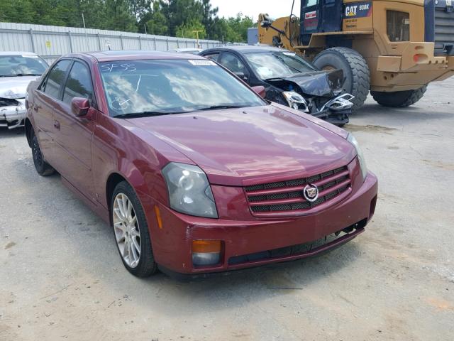 1G6DP577670122422 - 2007 CADILLAC CTS HI FEA BURGUNDY photo 1