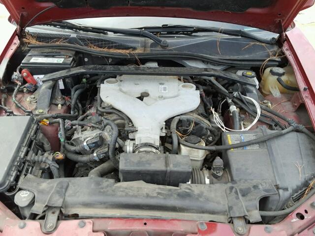 1G6DP577670122422 - 2007 CADILLAC CTS HI FEA BURGUNDY photo 7