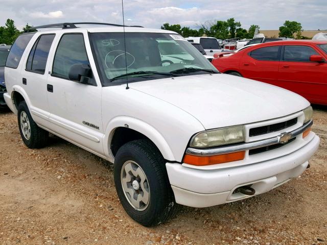 1GNDT13X93K174012 - 2003 CHEVROLET BLAZER WHITE photo 1