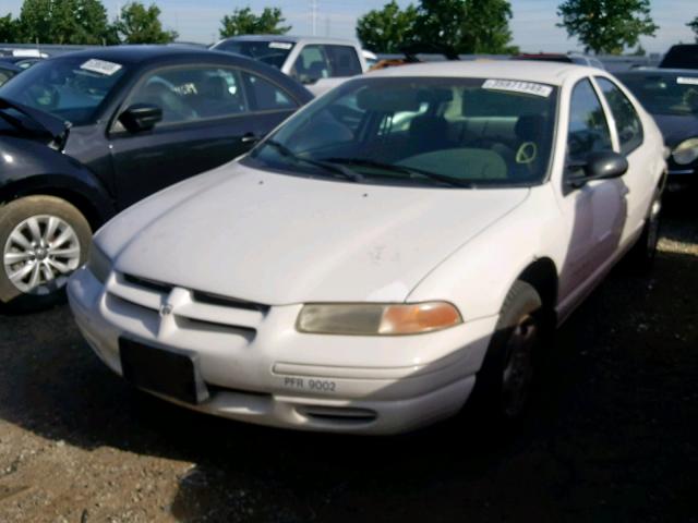 1B3EJ46X2WN268897 - 1998 DODGE STRATUS WHITE photo 2