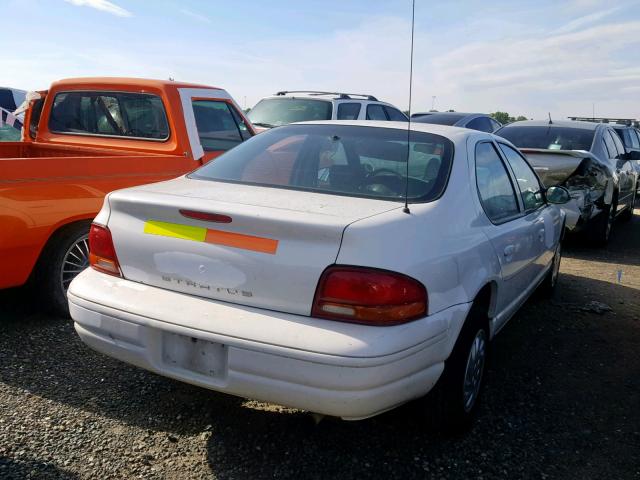 1B3EJ46X2WN268897 - 1998 DODGE STRATUS WHITE photo 4