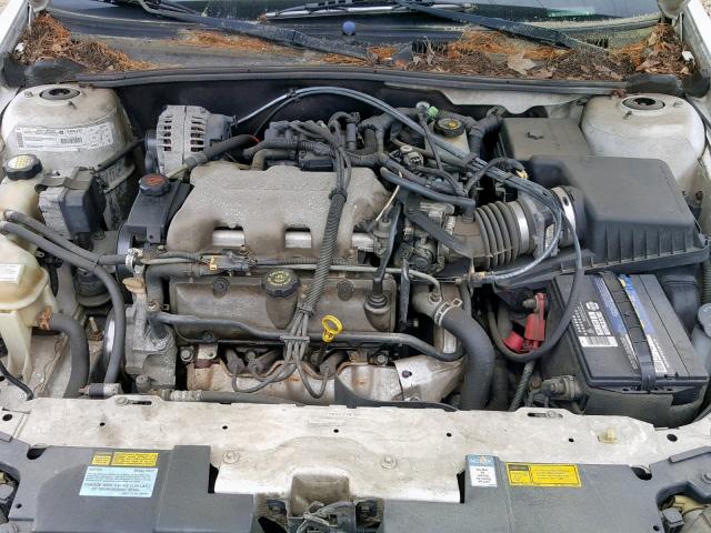 1G1ND52J6Y6144019 - 2000 CHEVROLET MALIBU WHITE photo 7