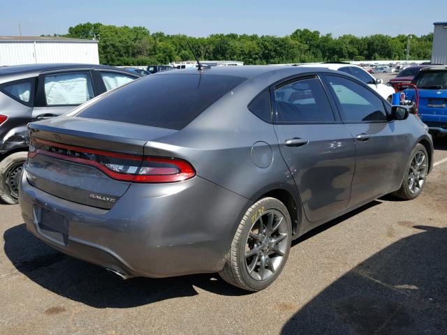 1C3CDFBAXDD159086 - 2013 DODGE DART SXT GRAY photo 4