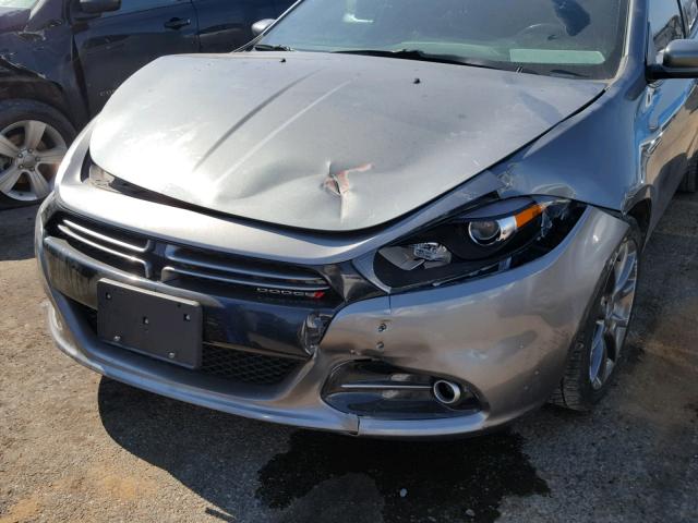 1C3CDFBAXDD159086 - 2013 DODGE DART SXT GRAY photo 9