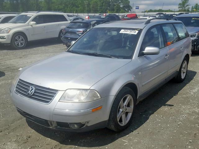 WVWWH63B14E082347 - 2004 VOLKSWAGEN PASSAT GLX GRAY photo 2