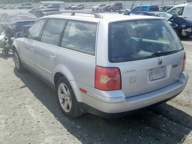 WVWWH63B14E082347 - 2004 VOLKSWAGEN PASSAT GLX GRAY photo 3