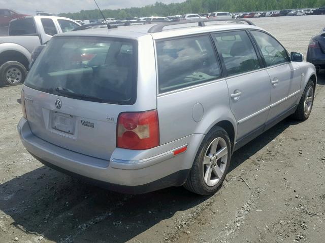 WVWWH63B14E082347 - 2004 VOLKSWAGEN PASSAT GLX GRAY photo 4