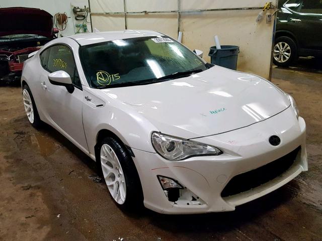 JF1ZNAA13G9707675 - 2016 TOYOTA SCION FR-S WHITE photo 1