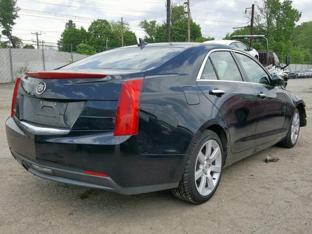 1G6AA5RA7E0178458 - 2014 CADILLAC ATS BLACK photo 4