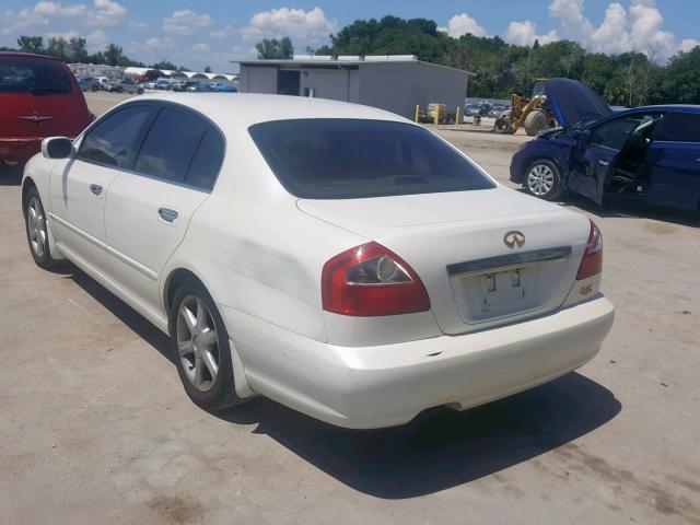 JNKBF01A72M001834 - 2002 INFINITI Q45 WHITE photo 3