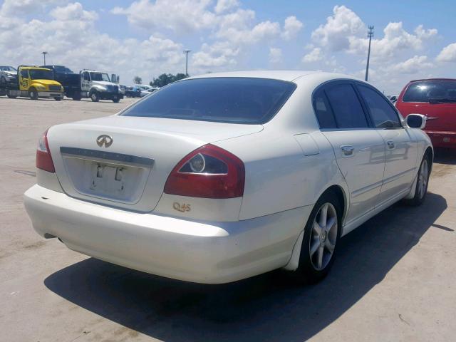 JNKBF01A72M001834 - 2002 INFINITI Q45 WHITE photo 4