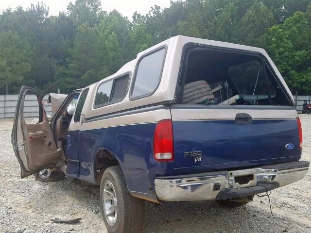 1FTDX1765VNC57825 - 1997 FORD F150 TWO TONE photo 3