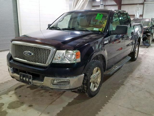 1FTPW12514KD09322 - 2004 FORD F150 SUPER BLACK photo 2