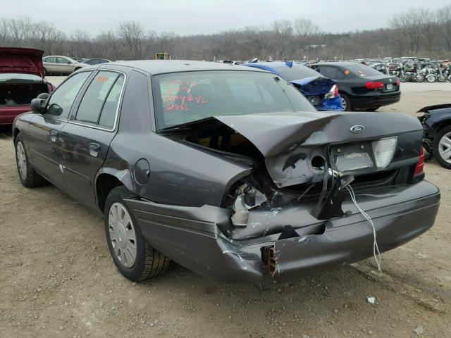 2FAHP71W36X142613 - 2006 FORD CROWN VICT GRAY photo 3