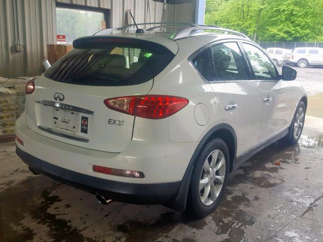 JN1AJ0HR8AM757214 - 2010 INFINITI EX35 BASE WHITE photo 4