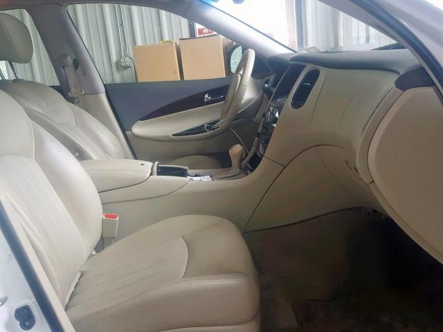 JN1AJ0HR8AM757214 - 2010 INFINITI EX35 BASE WHITE photo 5