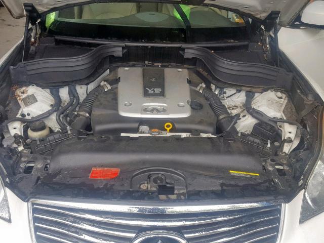 JN1AJ0HR8AM757214 - 2010 INFINITI EX35 BASE WHITE photo 7