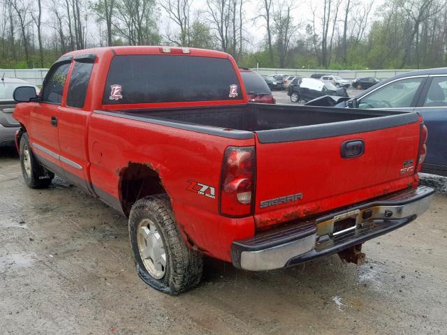 1GTEK19T24E327415 - 2004 GMC NEW SIERRA RED photo 3