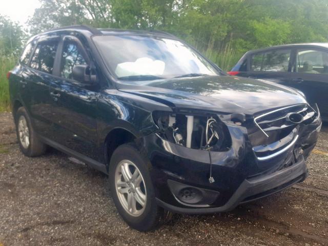 5NMSG3AB4AH384081 - 2010 HYUNDAI SANTA FE G BLACK photo 1