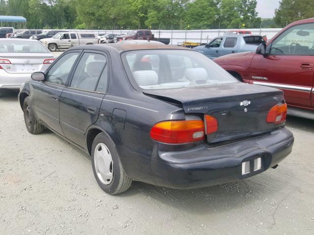 1Y1SK52852Z423766 - 2002 CHEVROLET GEO PRIZM 黑色 照片 3