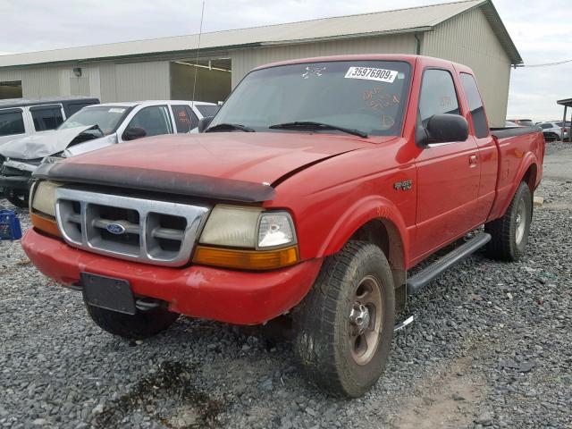 1FTZR15X7YTB14760 - 2000 FORD RANGER SUP RED photo 2