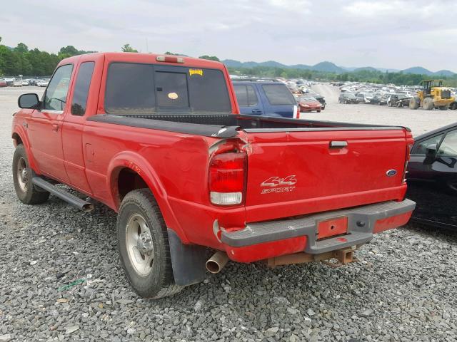 1FTZR15X7YTB14760 - 2000 FORD RANGER SUP RED photo 3