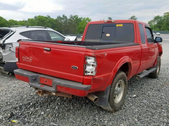 1FTZR15X7YTB14760 - 2000 FORD RANGER SUP RED photo 4