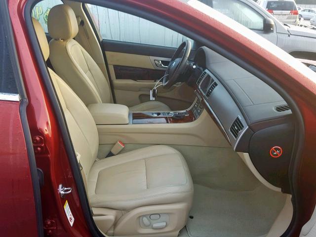 SAJWA05B69HR31149 - 2009 JAGUAR XF LUXURY RED photo 5