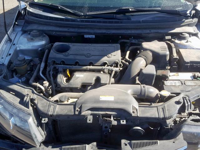 KNAFU4A29B5438119 - 2011 KIA FORTE EX SILVER photo 7