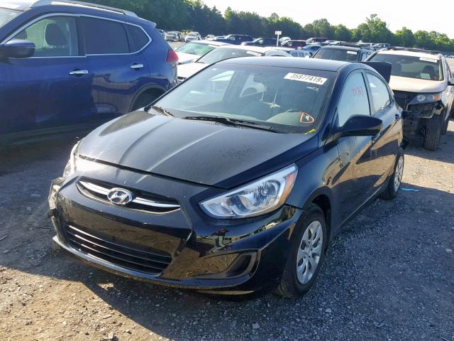 KMHCT4AE5HU266331 - 2017 HYUNDAI ACCENT SE BLACK photo 2