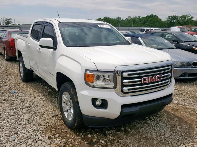 1GTG6CE37G1274897 - 2016 GMC CANYON SLE WHITE photo 1