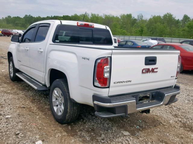 1GTG6CE37G1274897 - 2016 GMC CANYON SLE WHITE photo 3