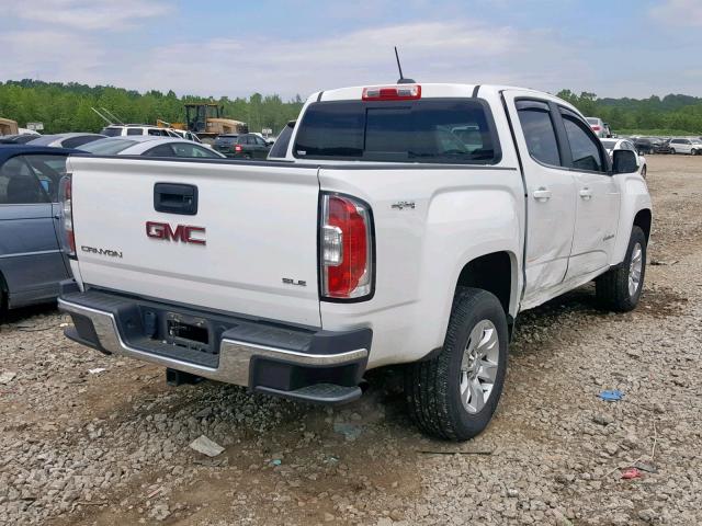 1GTG6CE37G1274897 - 2016 GMC CANYON SLE WHITE photo 4