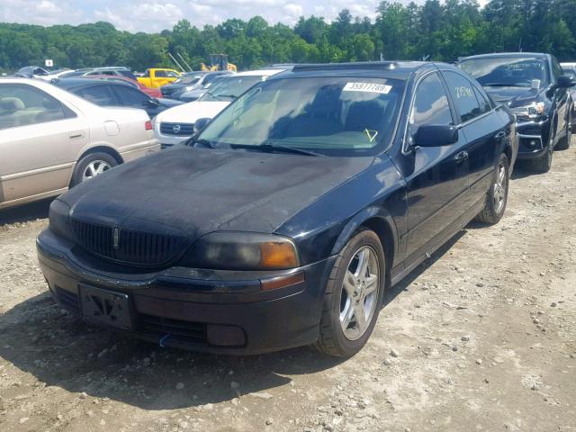 1LNHM86S02Y607322 - 2002 LINCOLN LS BLACK photo 2