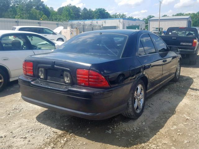 1LNHM86S02Y607322 - 2002 LINCOLN LS BLACK photo 4